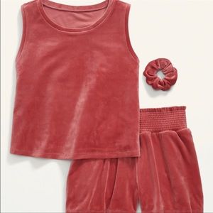 Old Navy Luxe Velvet Pajama Set NEW size Large Tall